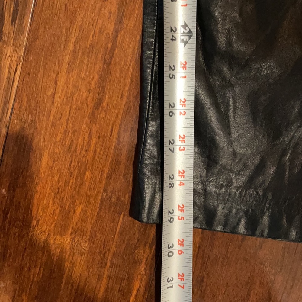 ANN TAYLOR 100% LEATHER PANTS - Picture 3 of 8